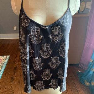 ASOS hamsa hand print tank
